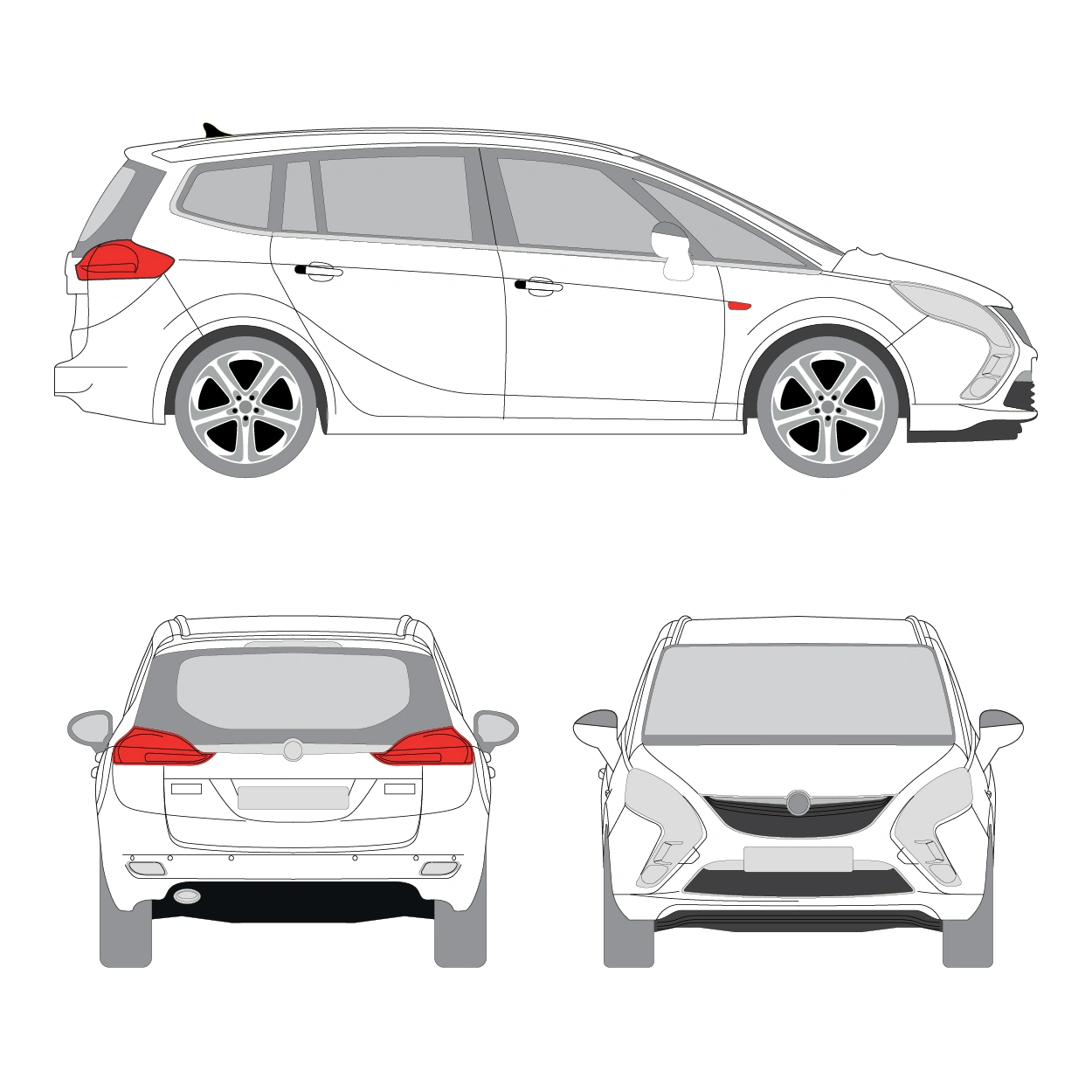 ZAFIRA MK III (P12)