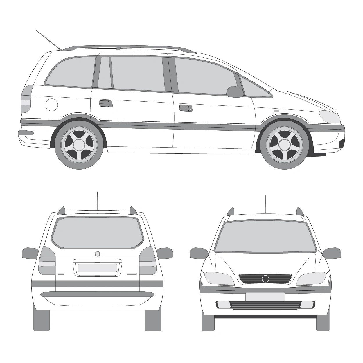 ZAFIRA MK I (A) (F75)