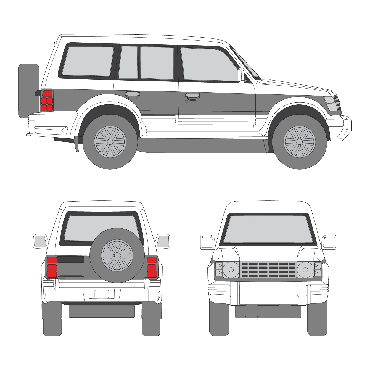 PAJERO I CANVAS TOP (L04_G)
