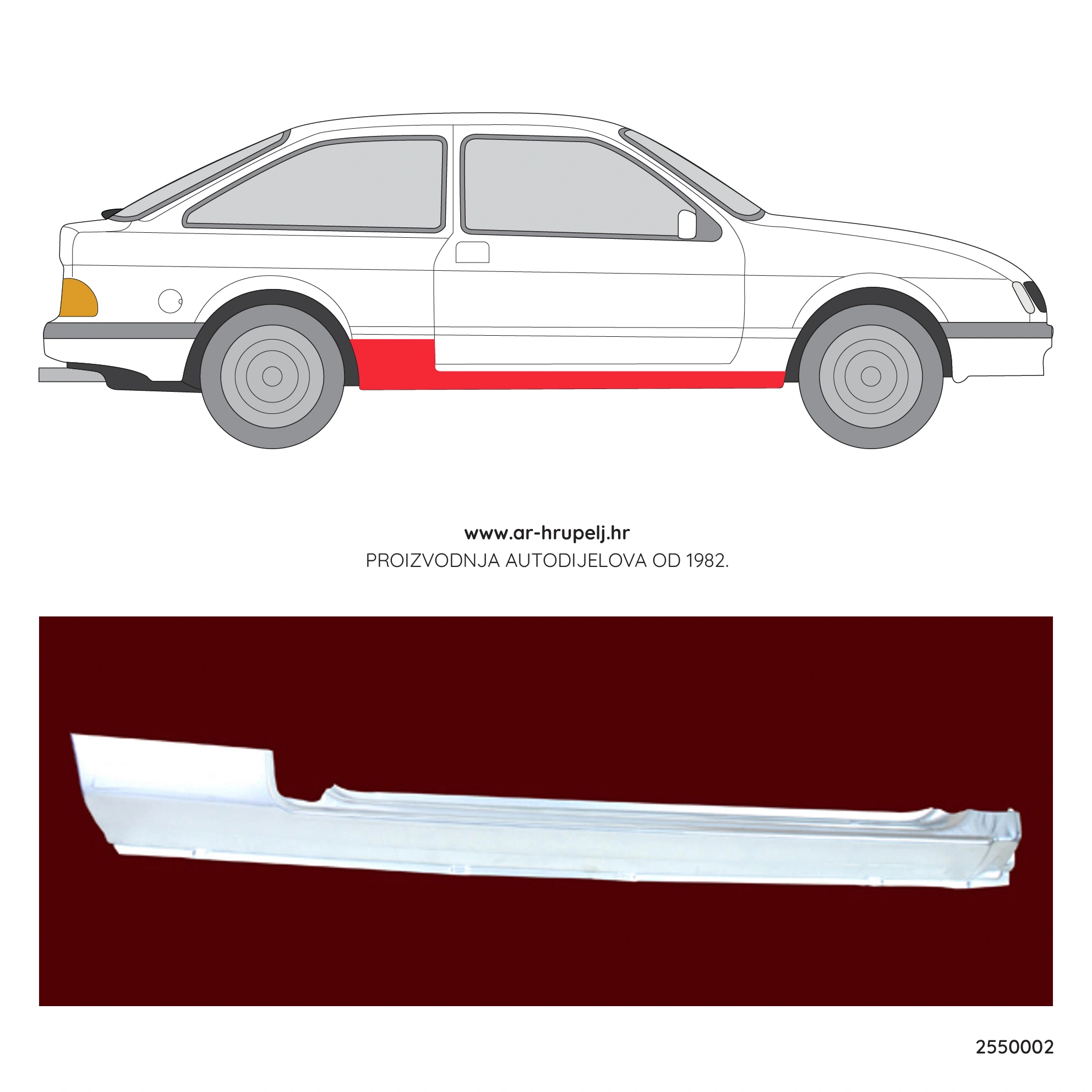 FORD SIERRA HATCHBACK (GBC, GBG)