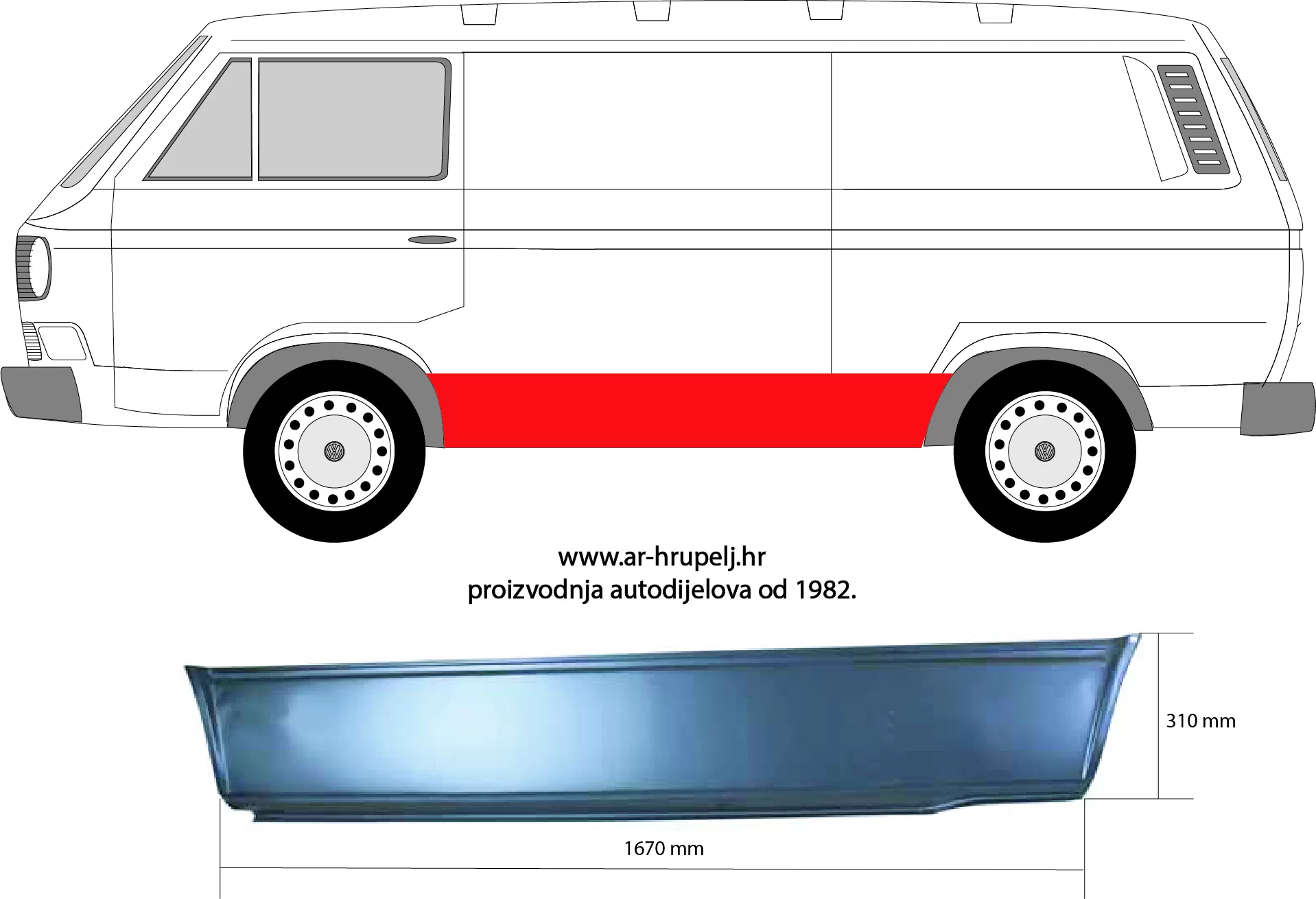 VW TRANSPORTER / CARAVELLE III BUS