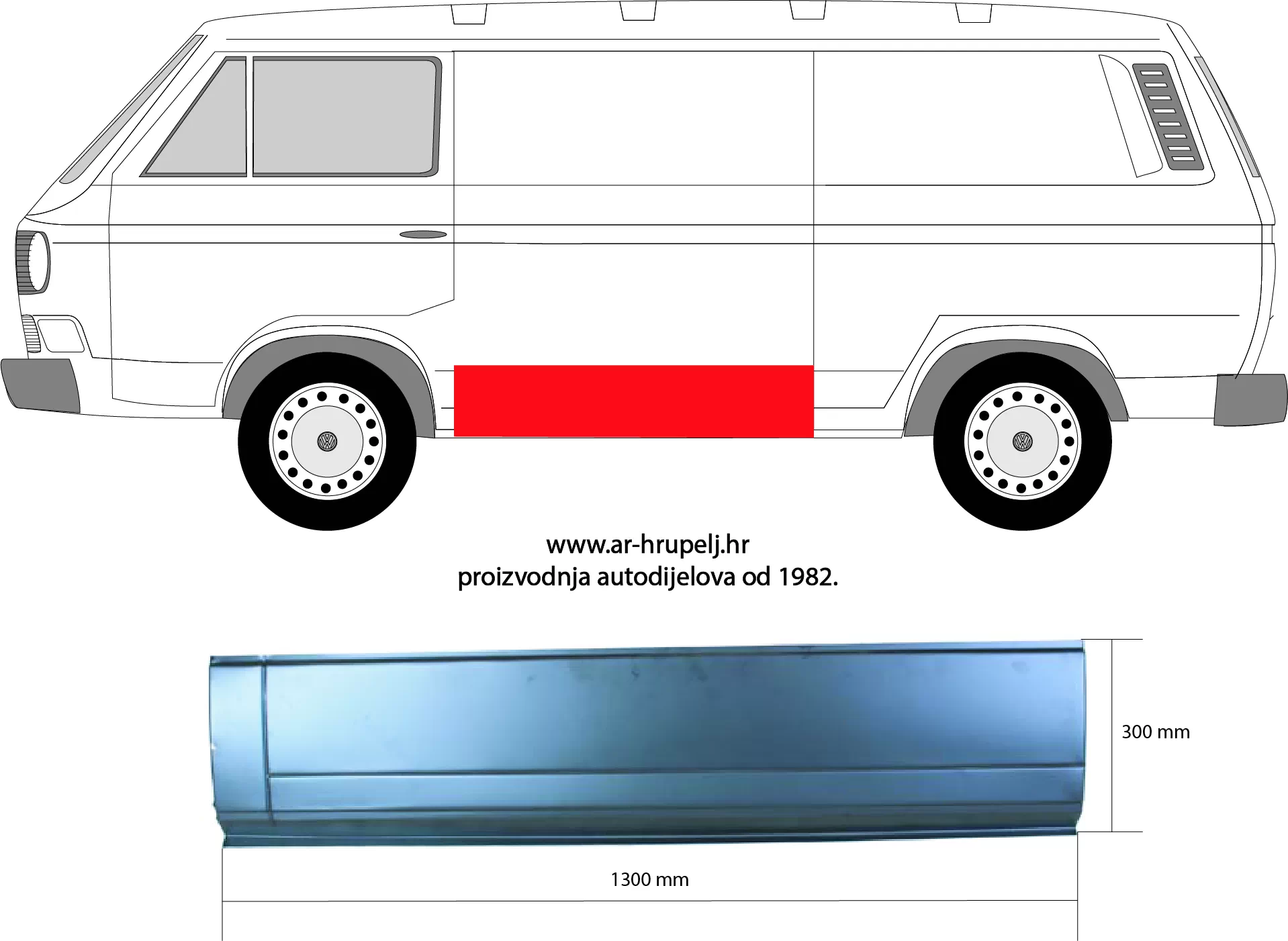 VW TRANSPORTER / CARAVELLE III BUS