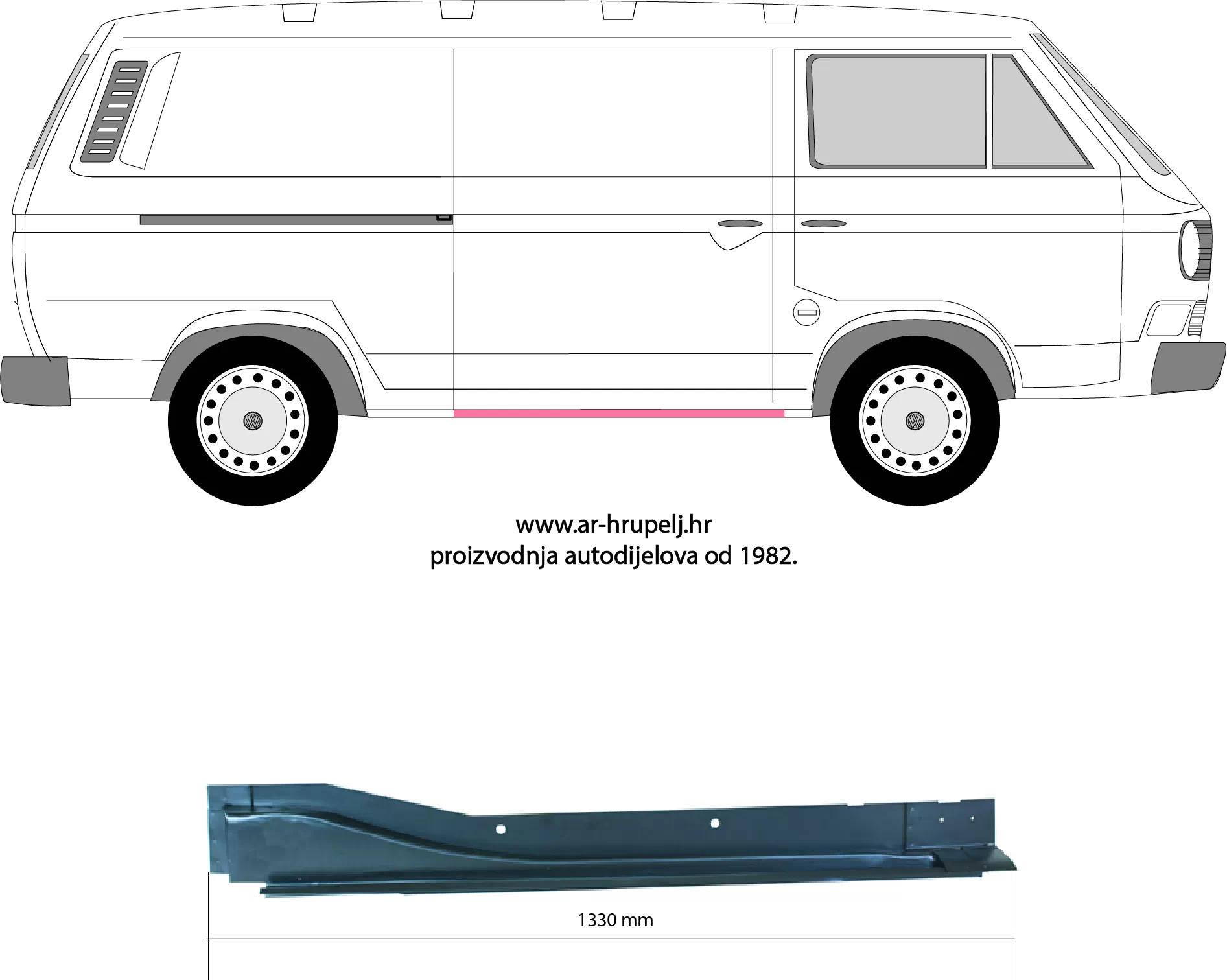 VW TRANSPORTER / CARAVELLE III BUS
