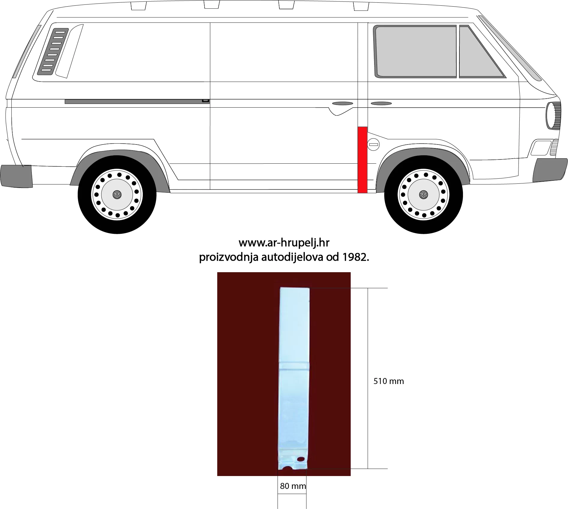 VW TRANSPORTER / CARAVELLE III BUS