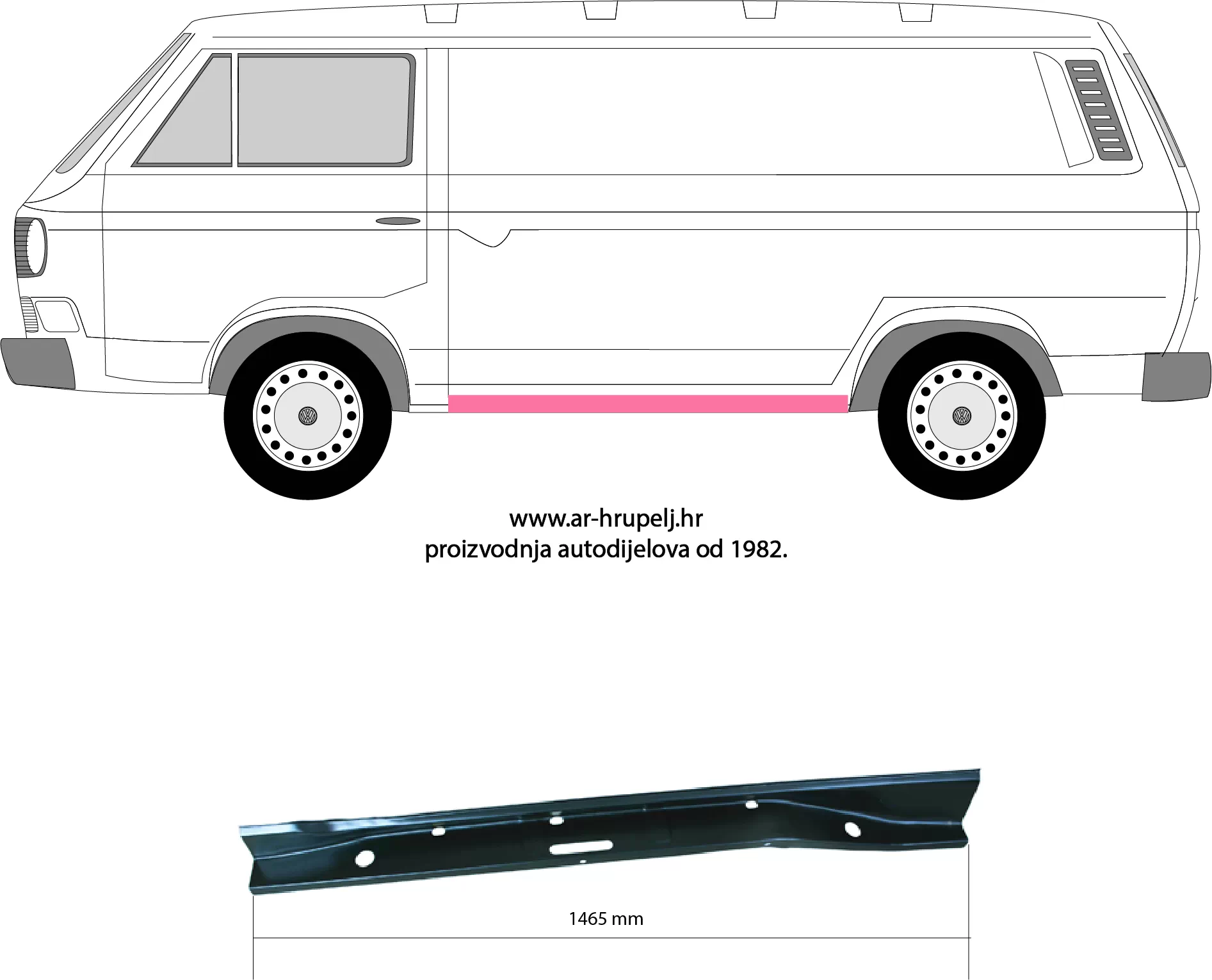 VW TRANSPORTER / CARAVELLE III BUS