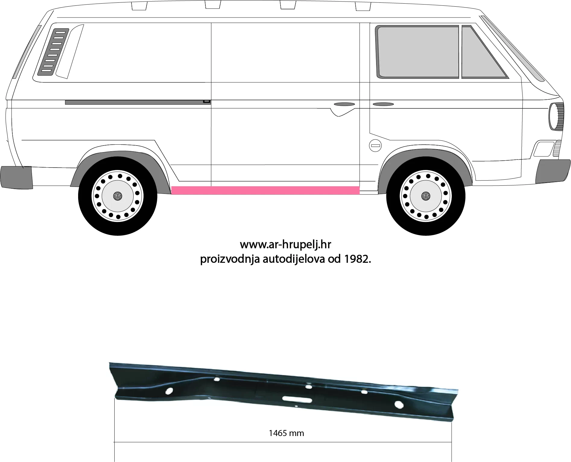 VW TRANSPORTER / CARAVELLE III BUS