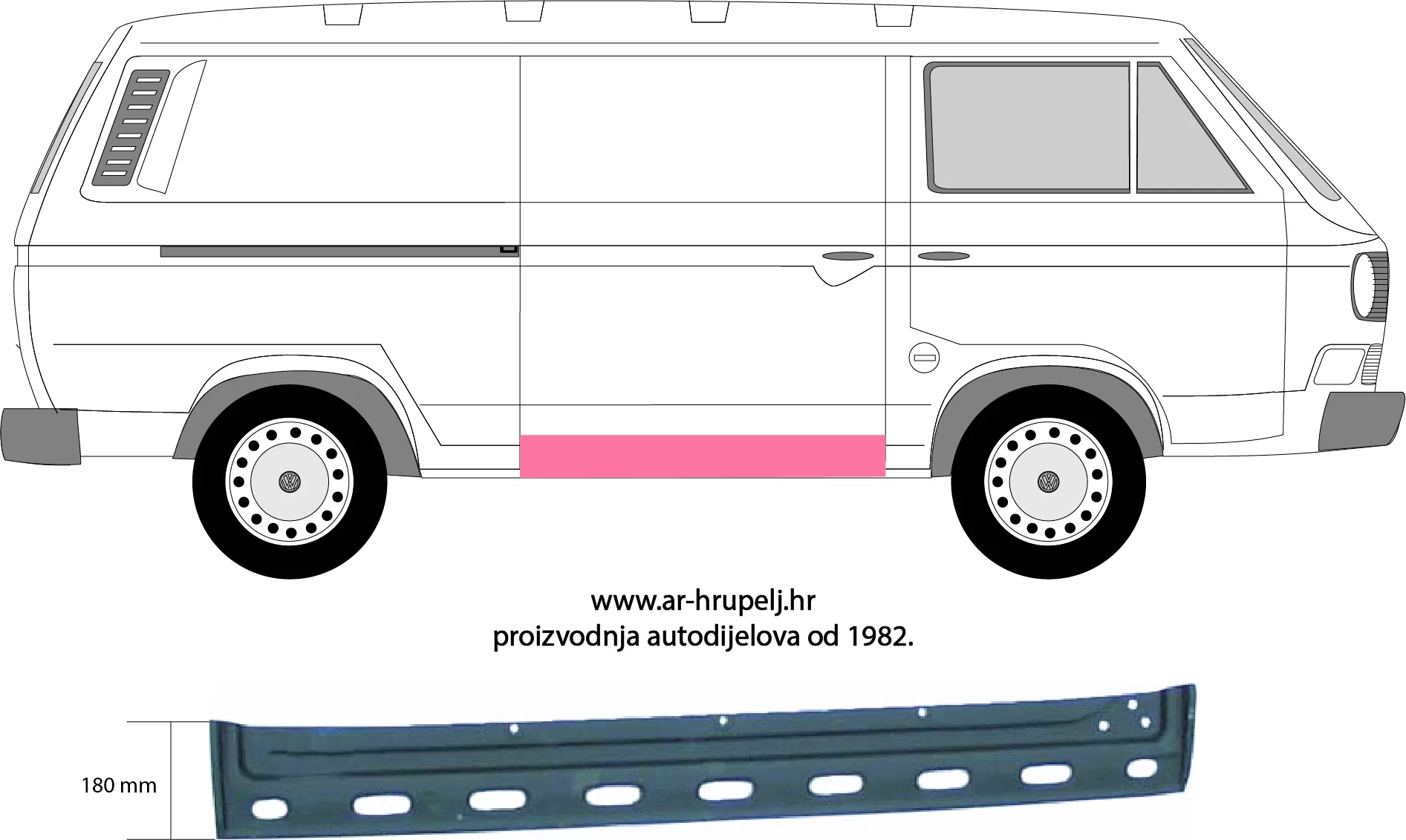 VW TRANSPORTER / CARAVELLE III BUS