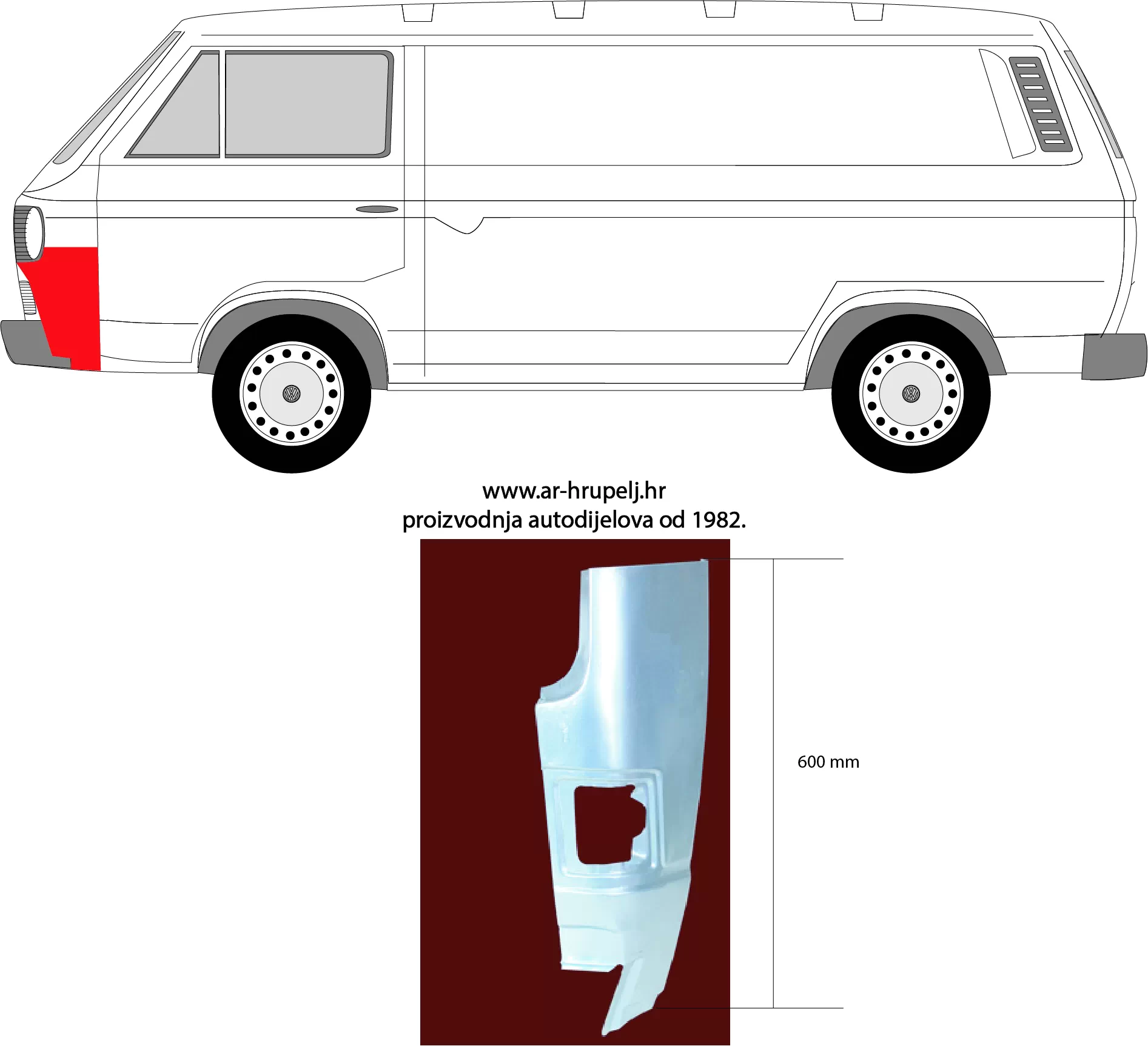 VW TRANSPORTER / CARAVELLE III BUS