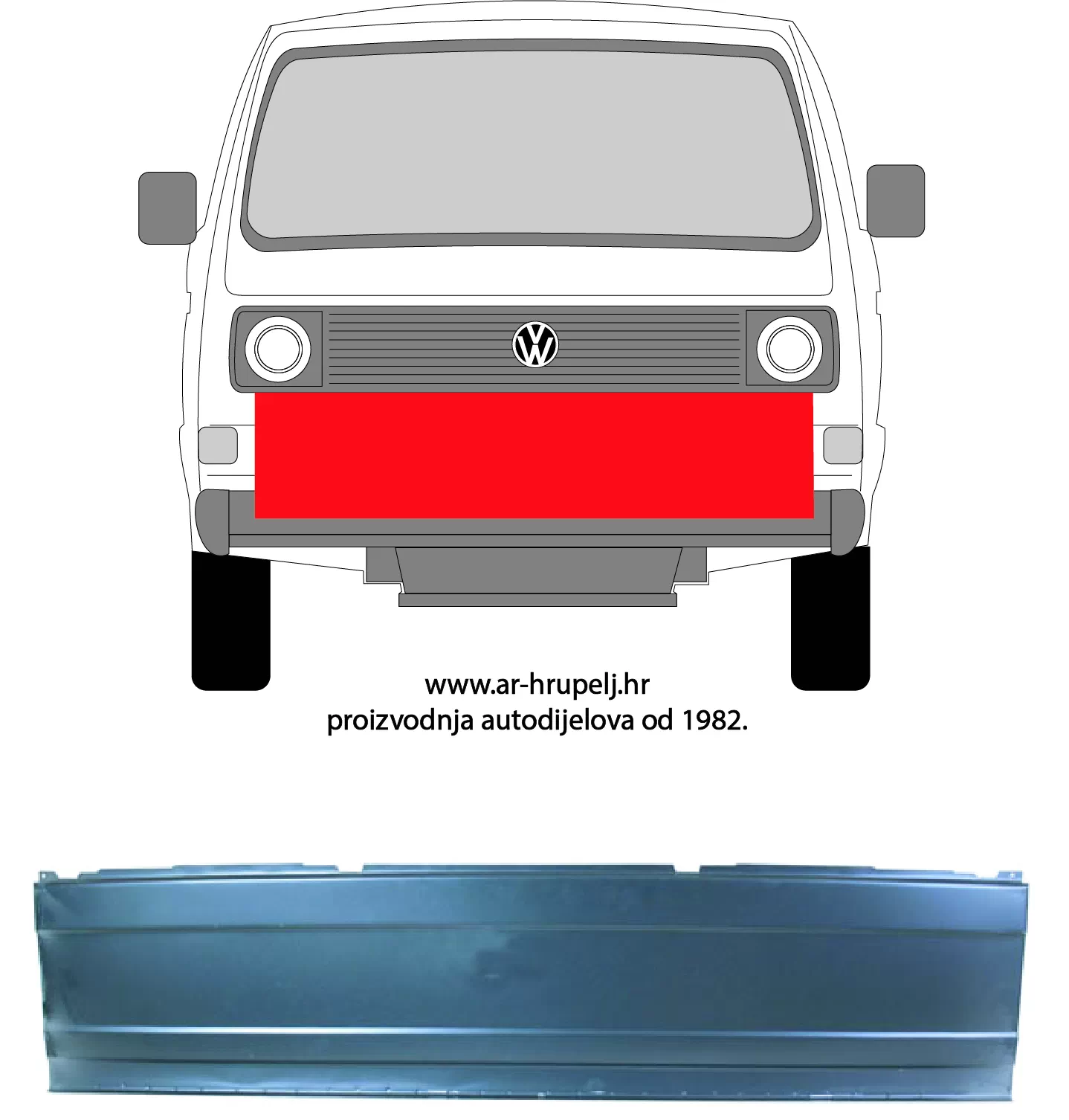 VW TRANSPORTER / CARAVELLE III BUS