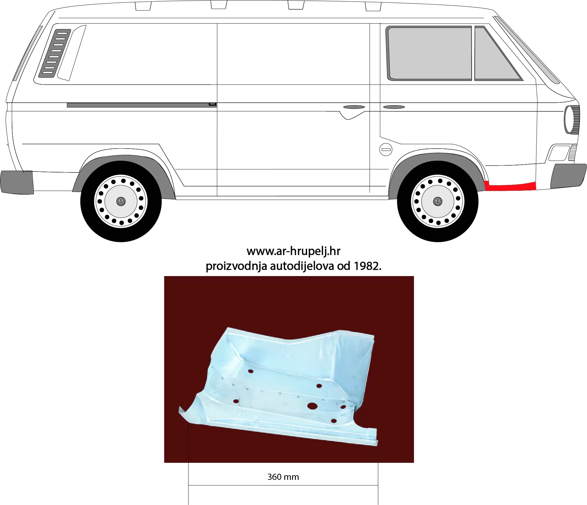 VW TRANSPORTER / CARAVELLE III BUS