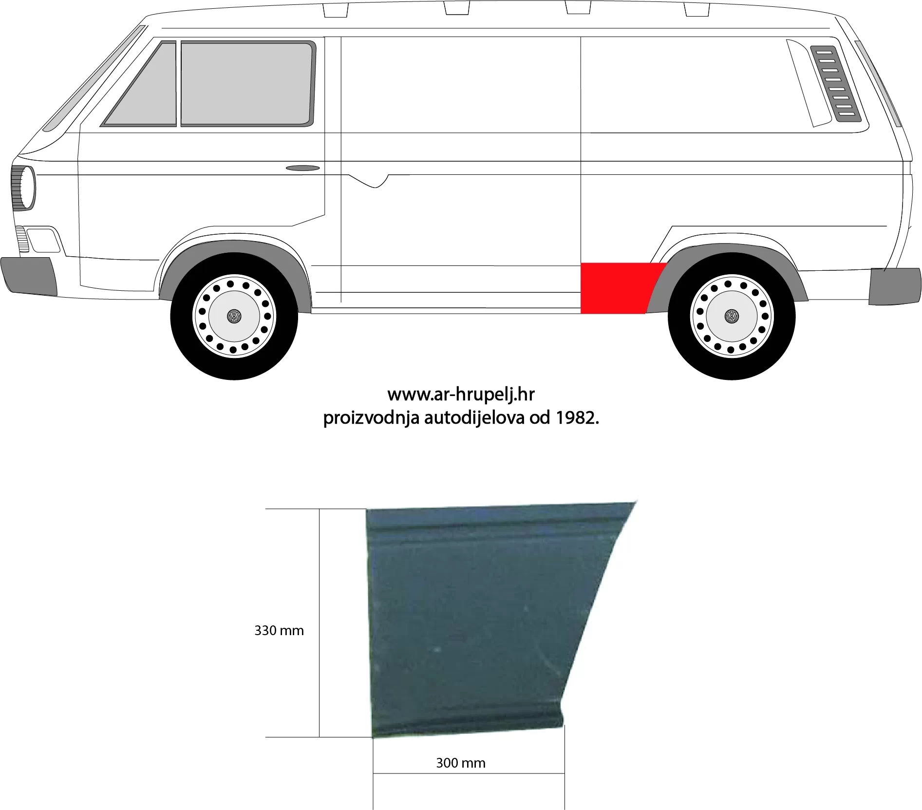 VW TRANSPORTER / CARAVELLE III BUS