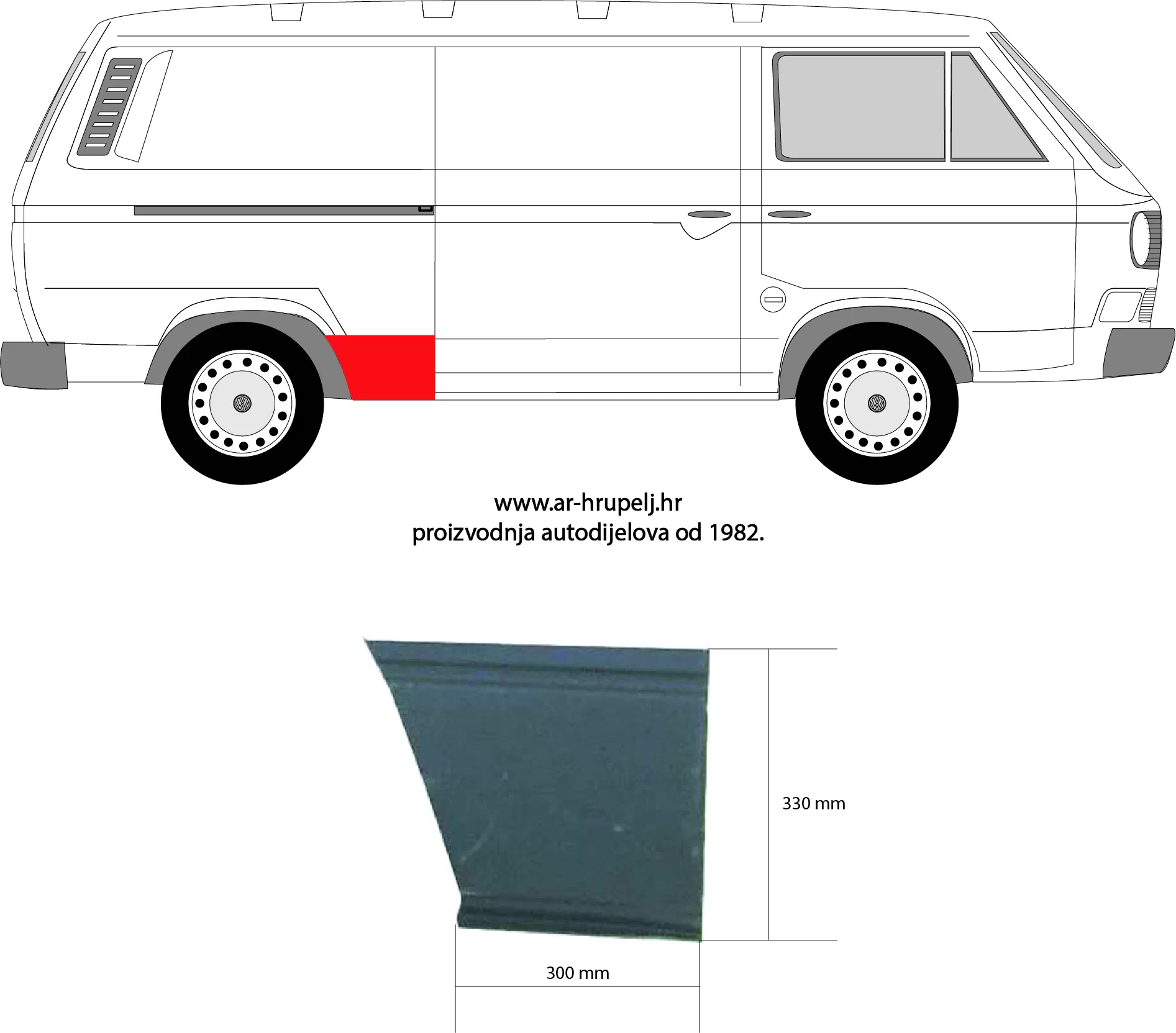 VW TRANSPORTER / CARAVELLE III BUS