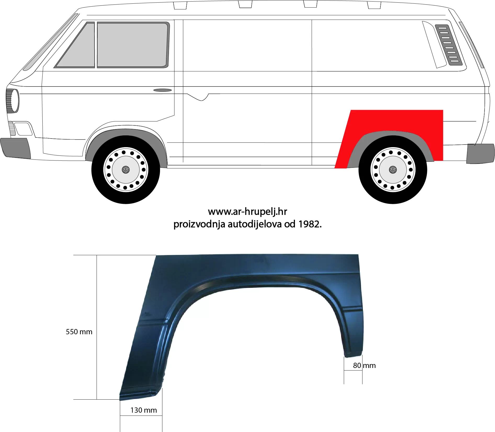 VW TRANSPORTER / CARAVELLE III BUS