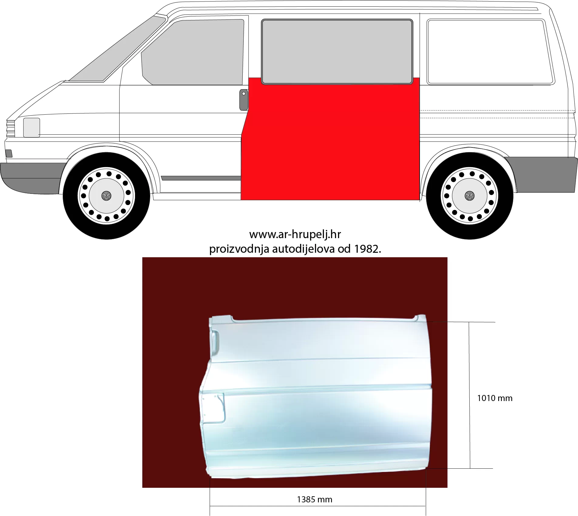 VW TRANSPORTER / CARAVELLE IV BUS (70XB, 70XC, 7DB, 7
