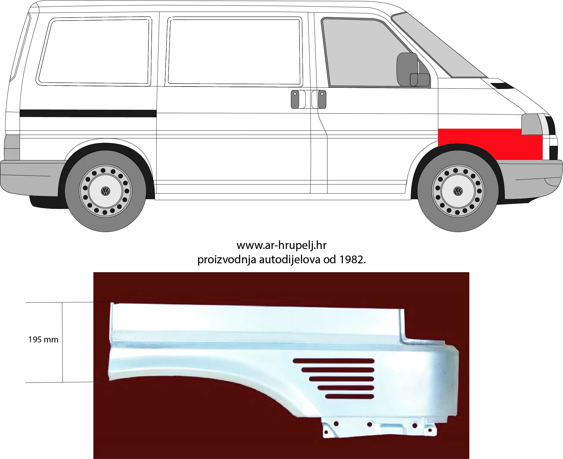 VW TRANSPORTER IV CHASSIS (70XD)
