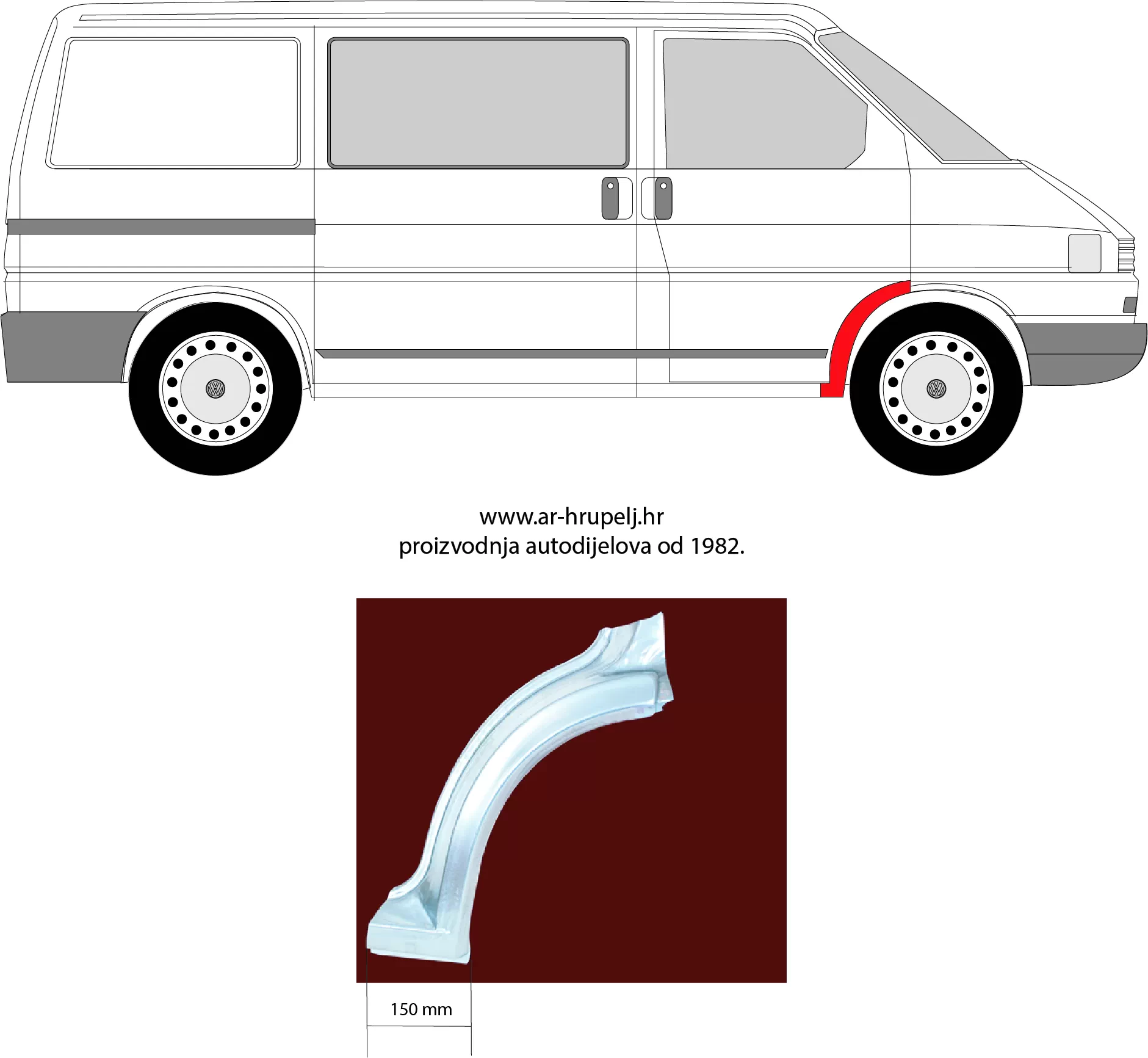 VW TRANSPORTER IV CHASSIS (70XD)